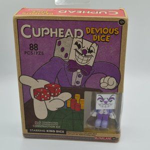 McFarlane Toys CUPHEAD DEVIOUS DICE 88 Piece Construction Set Kit - KING DICE